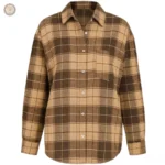 Chemise marron femme style country