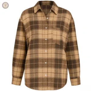 Chemise marron femme style country
