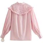 Vêtements western femme avec chemise rose élégante