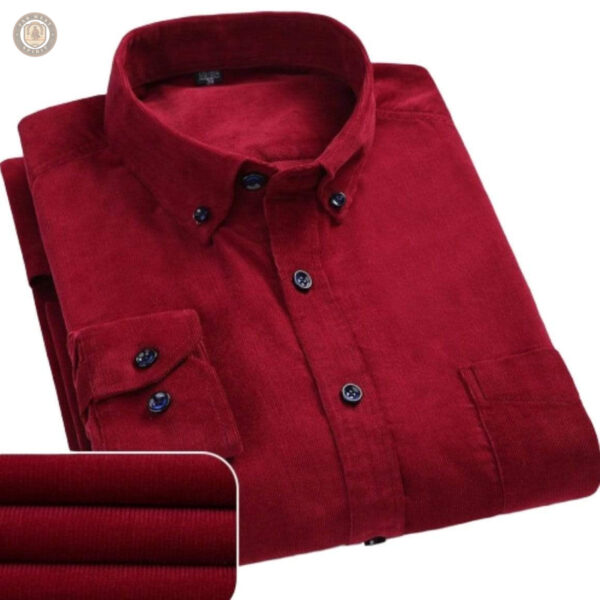 Chemise cowboy rouge pour homme, style western classique
