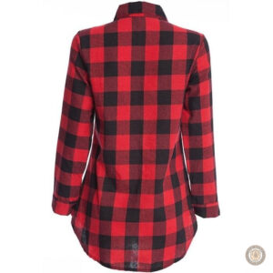 Vêtements western femme, chemise rouge élégante pour femme