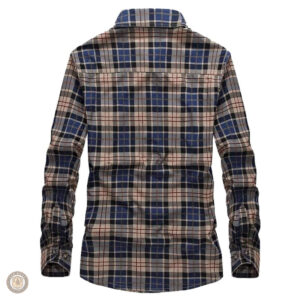 Chemise à carreaux, style cowboy pour homme