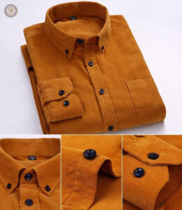 Vêtement western en velours pour homme, look décontracté et tendance