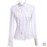 Chemise western femme à motifs traditionnels et coupe ajustée