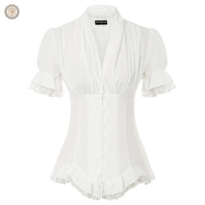 Chemise Western Femme Blanche élégante et classique