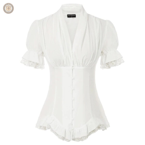 Chemise Western Femme Blanche élégante et classique