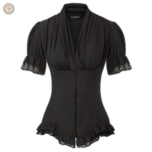 Chemise blanche style western pour femme, look tendance