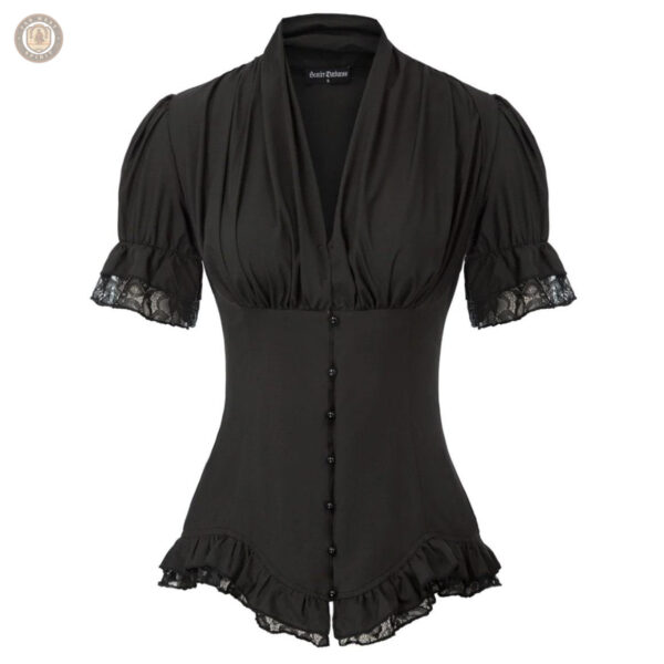 Chemise blanche style western pour femme, look tendance