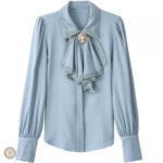 Chemise Western Femme Unie en tissu léger et confortable