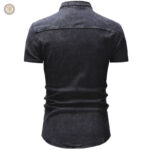 Vêtement en denim homme, chemise western tendance et confortable