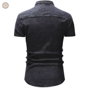 Vêtement en denim homme, chemise western tendance et confortable