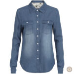 Chemise en jean femme style cowboy