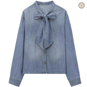 Chemise en jean western femme élégante et tendance