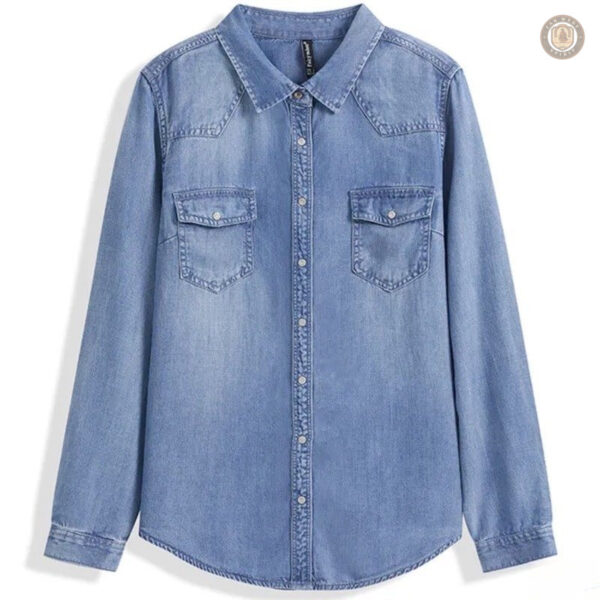 Chemise Western en Jean Femme