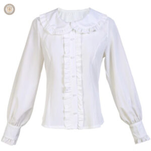 Vêtements western femme, chemise noire avec design tendance