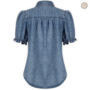 Chemise à motifs inspirés du western pour femme moderne