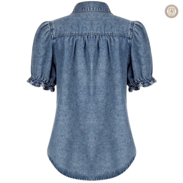 Chemise à motifs inspirés du western pour femme moderne