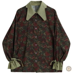 Chemise fleurs country femme style western