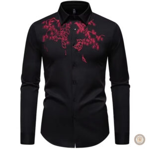 Chemise cowboy homme à motifs floraux élégants
