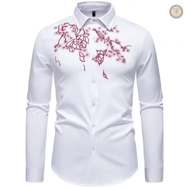 Vêtements western pour homme avec motifs floraux distinctifs
