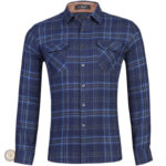 Chemise à carreaux homme pour un look western décontracté