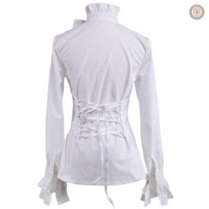 Vêtement féminin type western, chemise nouée tendance