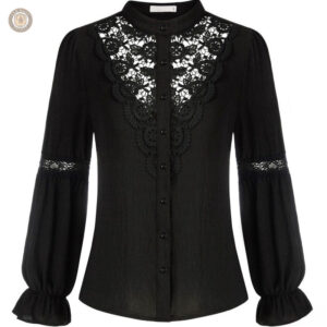 Chemise cowboy femme sans col, style western élégant