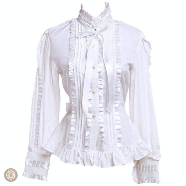 Chemise western blanche pour femme, style décontracté et tendance