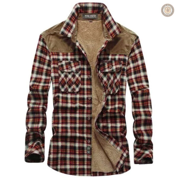 Vêtement western homme, chemise à manches longues en tissu robuste