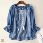Tunique en denim pour un style bohème chic