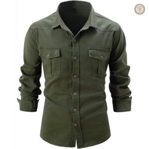 Vêtement western homme avec col boutonné