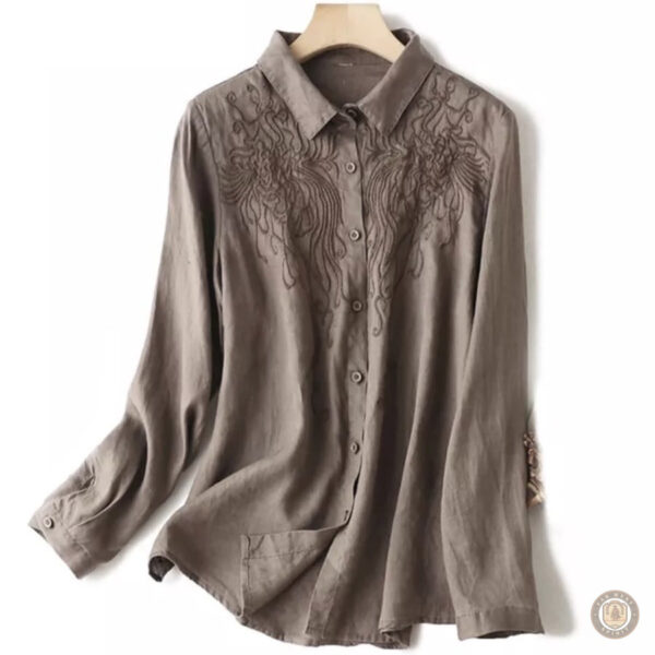 Chemise à fleurs pour un look western féminin tendance