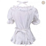 Vêtement western féminin, style chemise avec détails raffinés