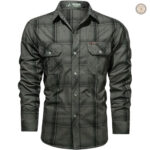 Chemise Western à boutons pression pour homme