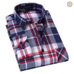 Chemise western à carreaux pour homme, style décontracté