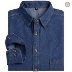 Chemise western en coton pour homme, style décontracté