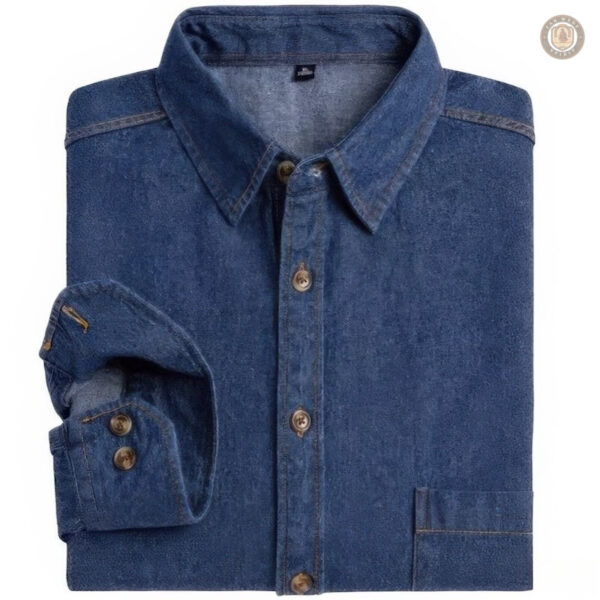 Chemise western en coton pour homme, style décontracté