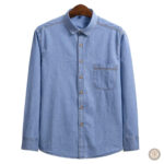 Chemise Western en Denim pour homme