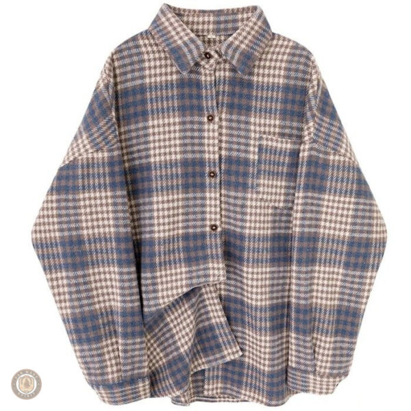 Vêtement western femme en flanelle à motifs carreaux