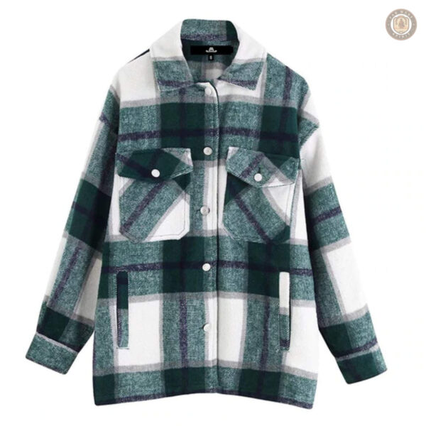 Chemise à carreaux pour femme, style western, grande taille