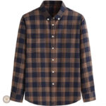 Chemise pour homme grande taille, motif western distinctif