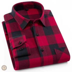 Chemise western rouge pour homme