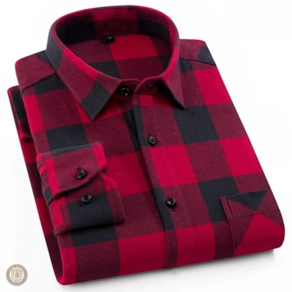 Chemise western rouge pour homme