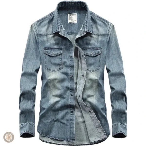 Chemise en jean homme style western