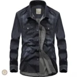 Vêtements western en jean pour homme