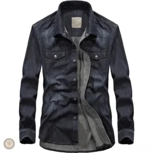 Vêtements western en jean pour homme