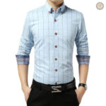 Chemise western à manches longues pour homme