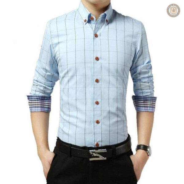 Chemise western à manches longues pour homme