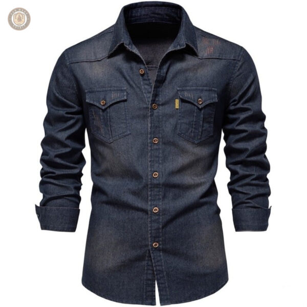 Vêtements western homme, chemise noire pour un look authentique