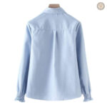 Chemise à manches longues femme, style country